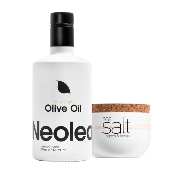 Neolea Premium B Set 네오리아 프리미엄 B 세트 / Extra Virgin Olive Oil 500ml + Sea Salt  엑스트라버진 올리브오일 500ml + 씨솔트